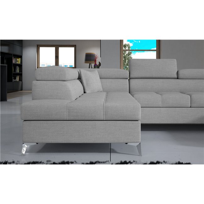 U shape sofa Elduaro U Right, Monolith 29, brown, H90x345x60cm