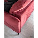 Угловой диван Elorelle L, Mat Velvet 99, черный, H105x225x160см