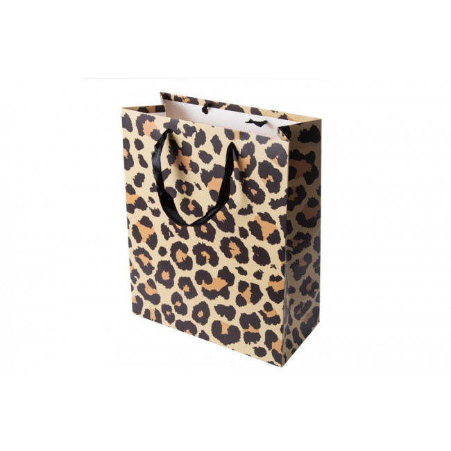 Gift bag Leopard, 26x12x32cm
