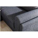 U shape sofa Elscada U Left, Monolith 97, gray, H98x330x200cm