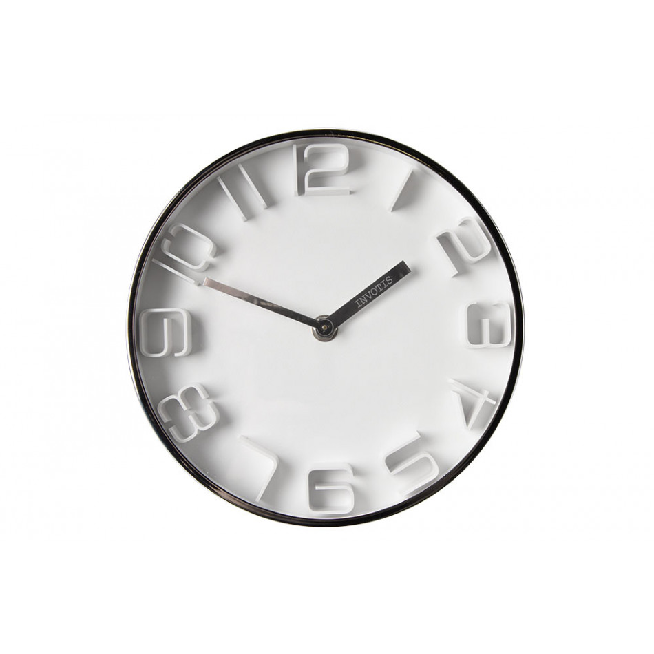 Wall clock Silver, D22cm