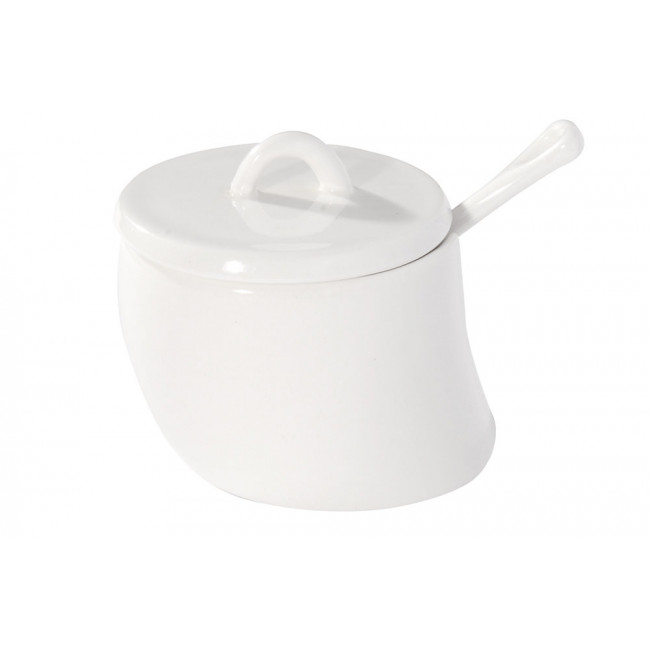 Сахарница с ложкой Onda, H9x8x8cm