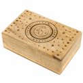 Wooden box Sun/Moon S, 14x12x16.5cm