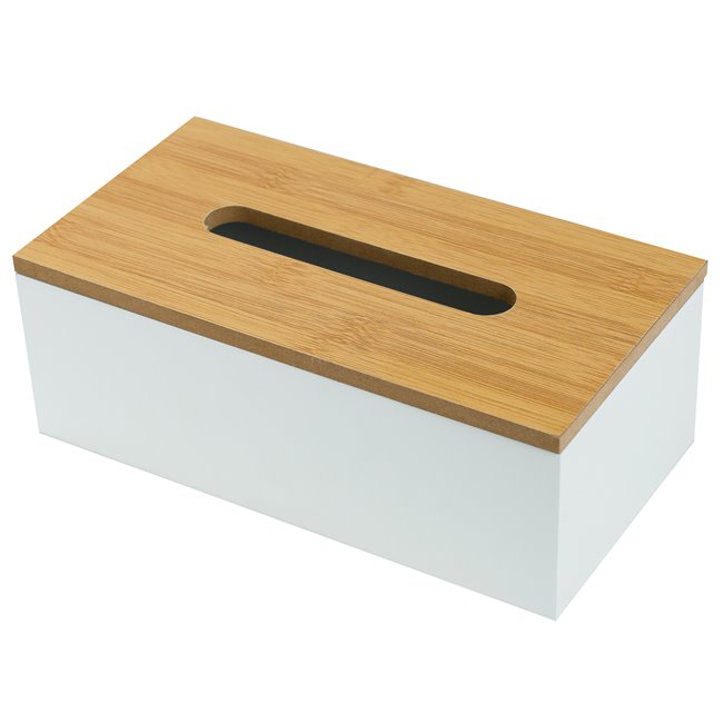 White tissue box Modern, white,  L25xP13xH9cm