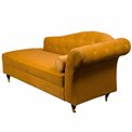 Lounge chair Chesterfield R, taupe, 76x172x72cm