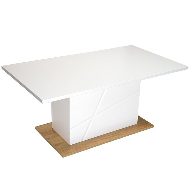 Кофейный столик Lefutura 09, белый, 51x115x65cm