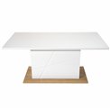 Coffee table Lefutura 09, white, 51x115x65cm
