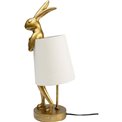 Table lamp Rabbit, golden/white, E14 5W(MAX), 50x17x20cm