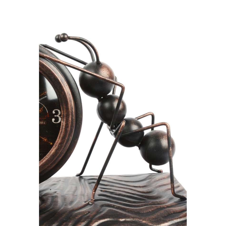 Table clock Ant, H17x25x15cm