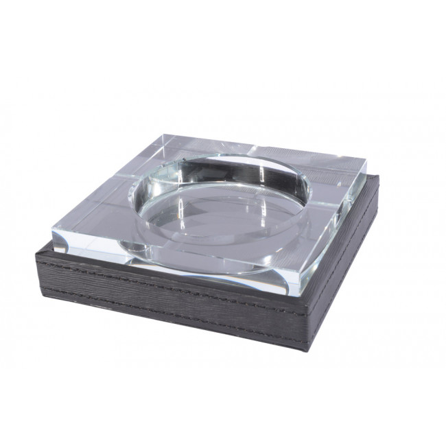 Ashtray Black, H4x14x14cm