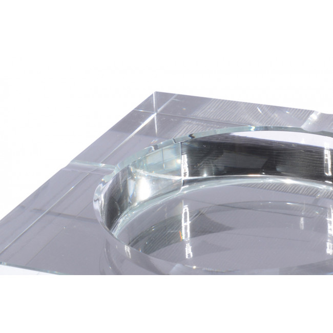 Ashtray Black, H4x14x14cm