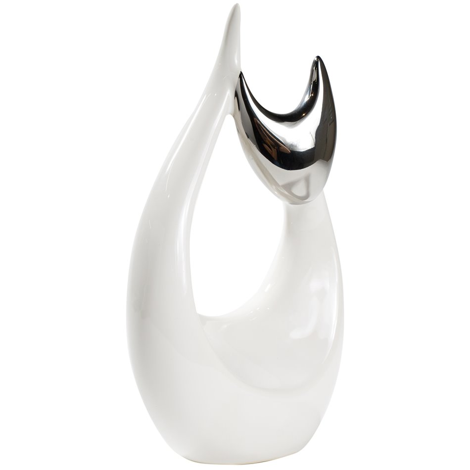 Sculpture Cat Nadja, ceramics, 7x13xH23cm