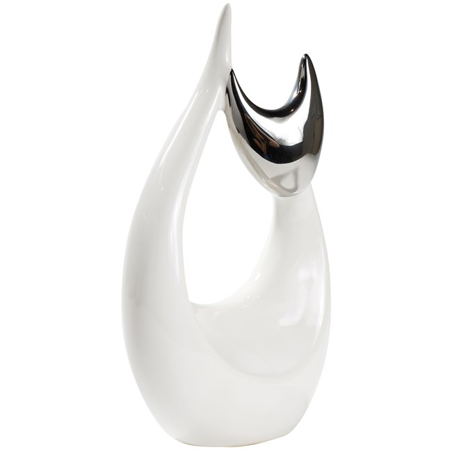 Sculpture Cat Nadja, ceramics, 7x13xH23cm