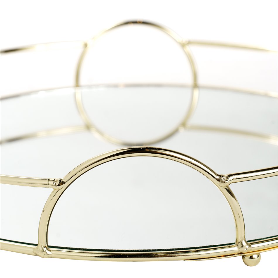 Tray Romolo L, metal, 