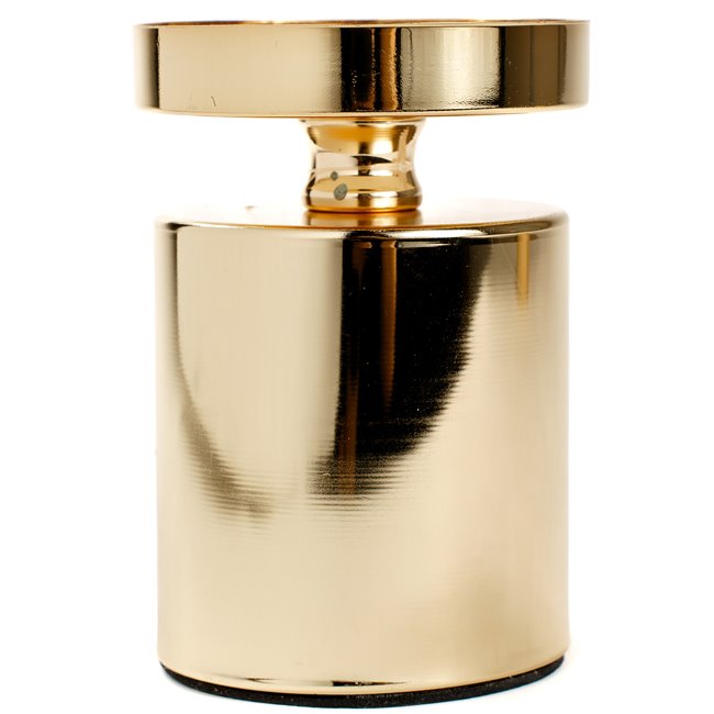 Candle holder Meril M, metal, golden, H11cm