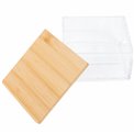 Organizer Selena bamboo small square, 9.6x9.6x5.35cm