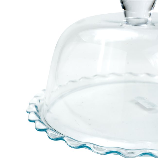 Glass jar Lara, 26.4x26.4x24cm