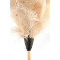 Ostrich Feather Duster, white feathers, 50 cm