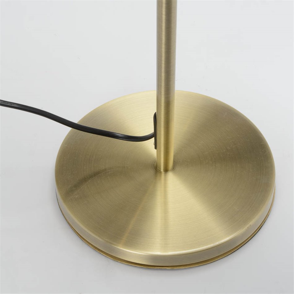 Table lamp Rossi, white/bronze, E14x1, G9x1, 3.5W(MAX), 33x15cm