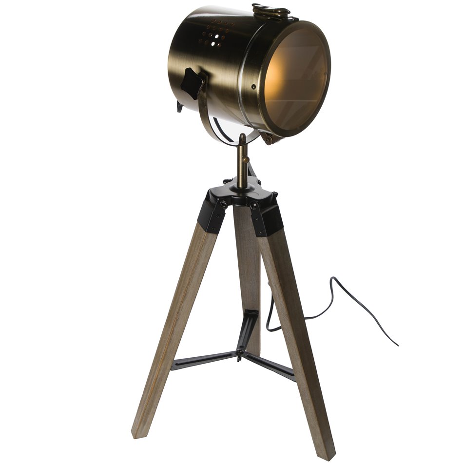 Настольная лампа  Ebor, бронзового цвета, E14, 25W(MAX), H68см