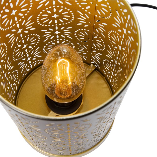 Настольная лампа Gypsy, серая, E14, 25W(MAX), H21см