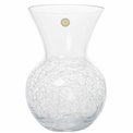 Vase Crack Boule Evas, glass, H22.5cm