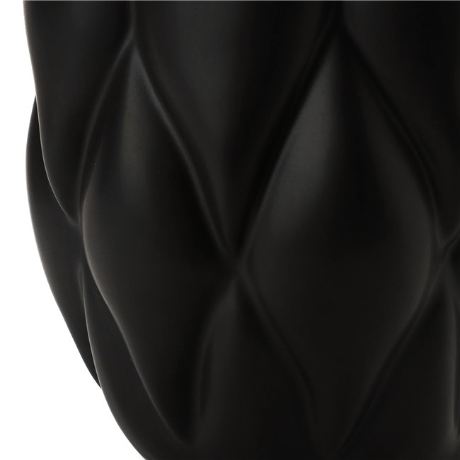 Ваза Dahlia M, цвет: черный матовый, 24.5x17.5x17.5cm