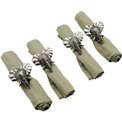 Napkin ring Happy Elephants, set 4, 3x3x3cm