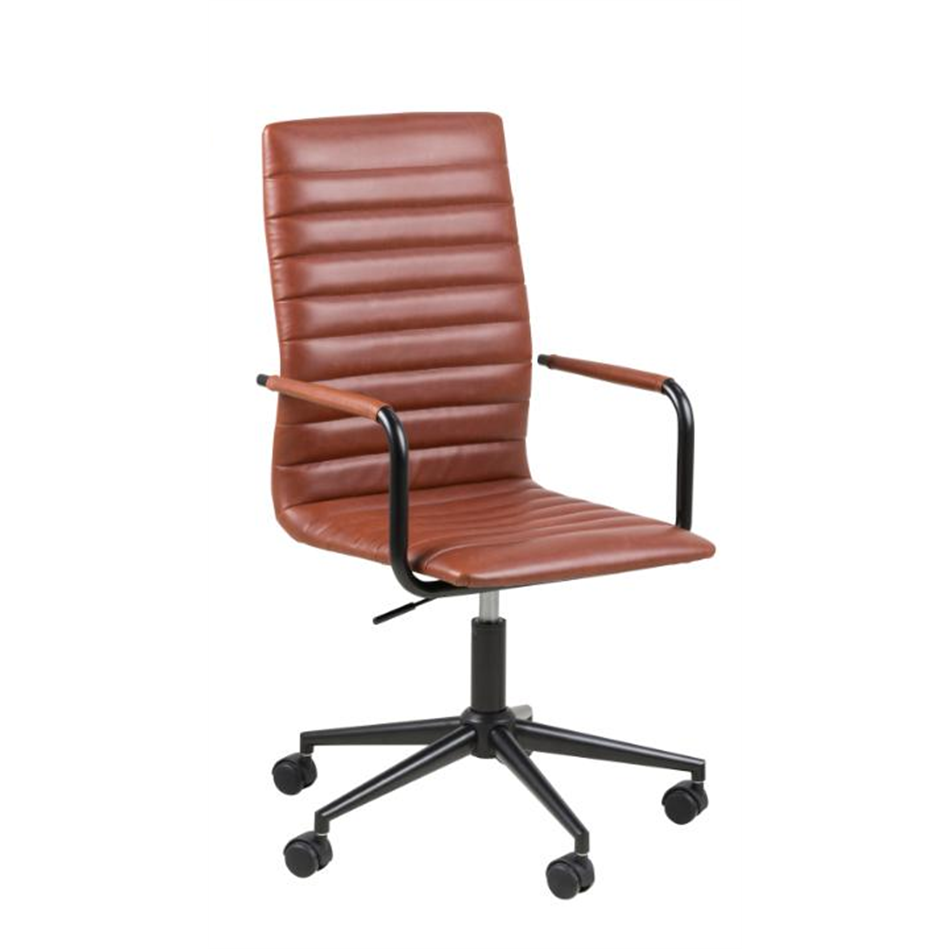 Рабочий стул, комплект из 2 шт., цвет коньяка, H103x51x58см