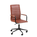 Рабочий стул, комплект из 2 шт., цвет коньяка, H103x51x58см