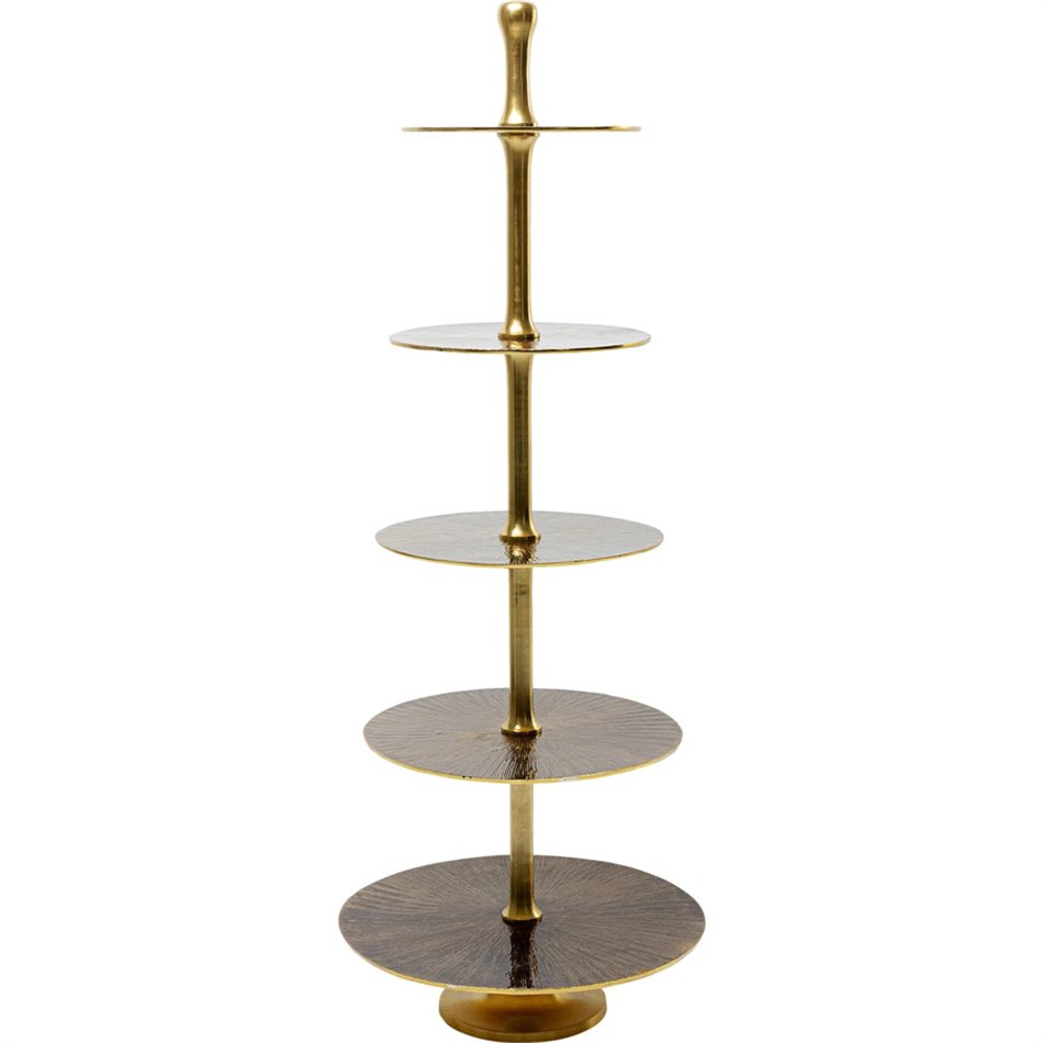 Sweets serving stand Lovely, brass, H162 D60cm