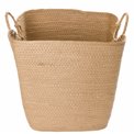 Basket bamboo Solar L, natural,L34x D34x H34cm