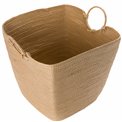 Basket bamboo Solar L, natural,L34x D34x H34cm