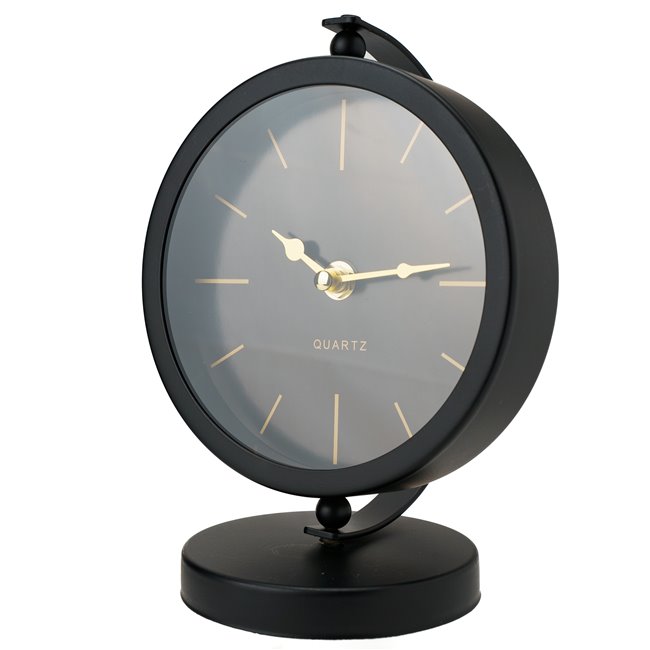 Настольные часы Balia, металл/стекло, H20x10x15cm