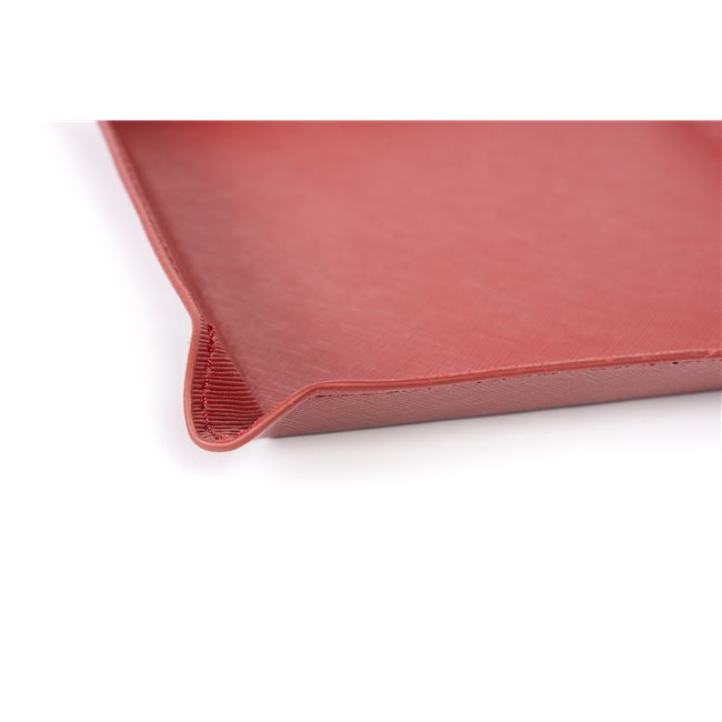Tray, red, 20x20cm