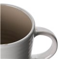 Two colored mug, beige, 13.5x9.3x10cm 450 ml