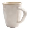 Mug Organic, beige-white, D11cm, 300ml