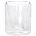 Double wall cup, glass, 80 ml, D5.5cm