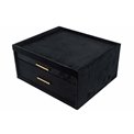 Jewellery box Taberno, black/light gray, 32x27x15.5cm