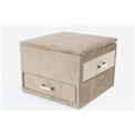 Jewellery box Tannila, taupe, 15x15.5x11cm