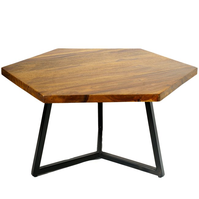 Side table Sindi, sheesham wood, 60x60x H35cm