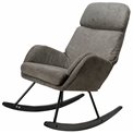 Rocking chair Amelia, grey, 107x95x66cm
