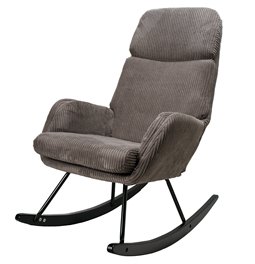 Rocking chair Amelia, mocca, 107x95x66cm