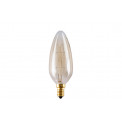 Ретро-лампа Эдисона Candle Amber, 40W E14, H-12.5cm, D-4.5cm