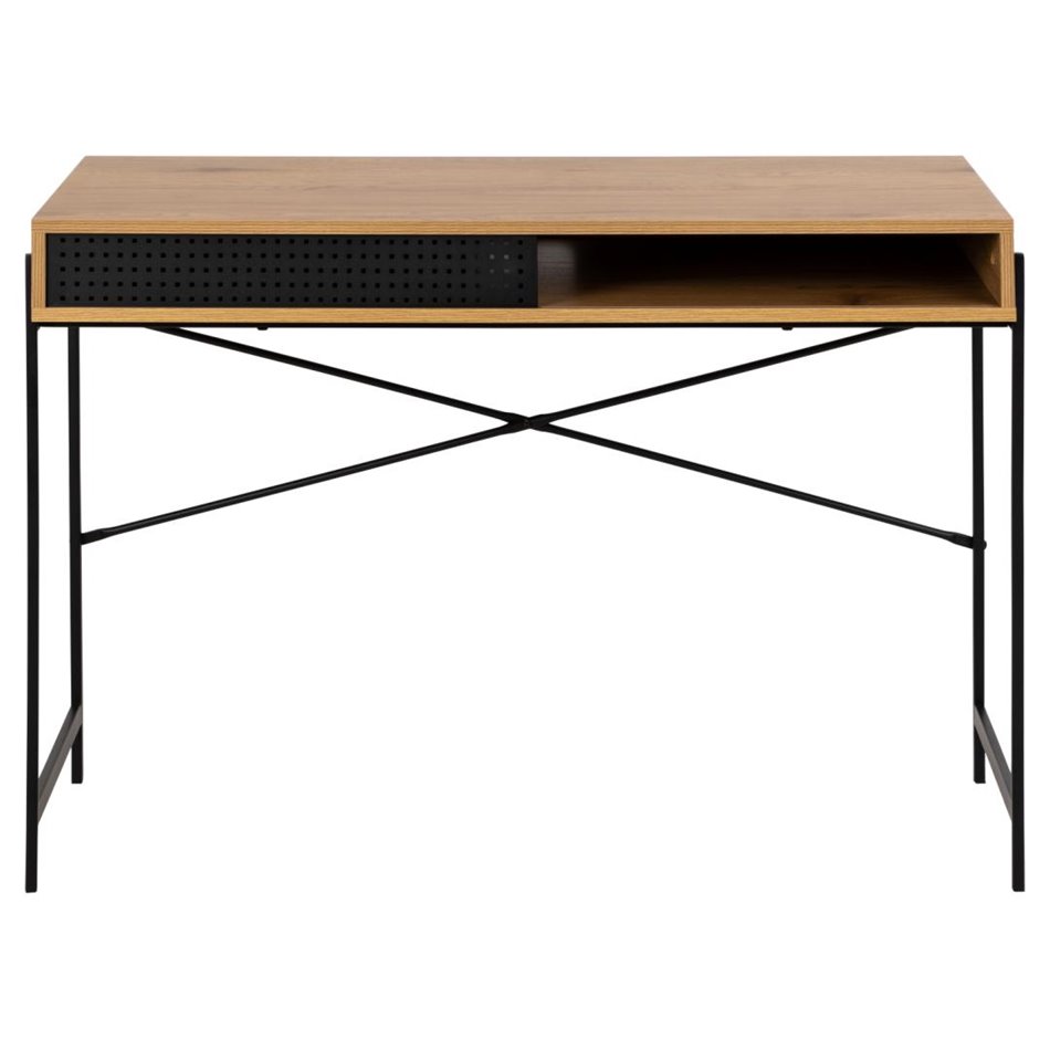 Office desk Agnus, paper veneer, H75x110x50cm