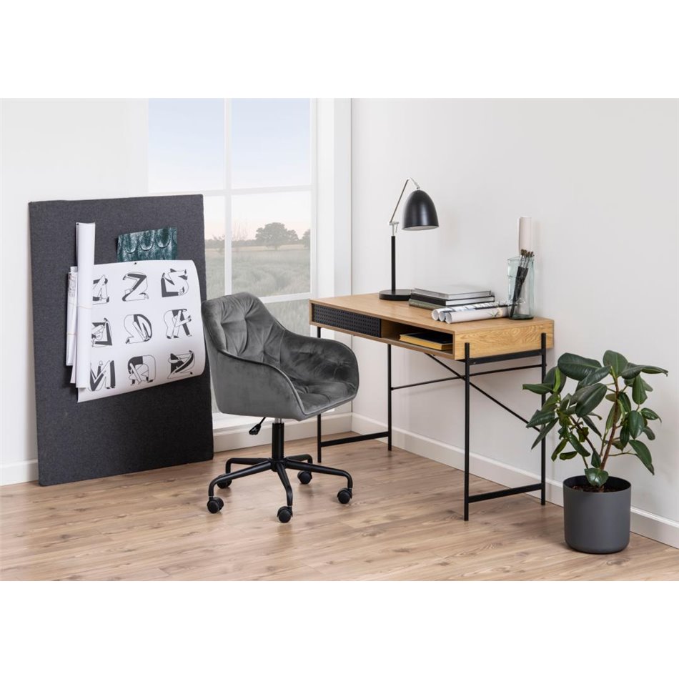 Office desk Agnus, paper veneer, H75x110x50cm