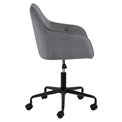 Office chair Arook, dark grey, H88.5x59x58.5cm, seat height 46-55cm