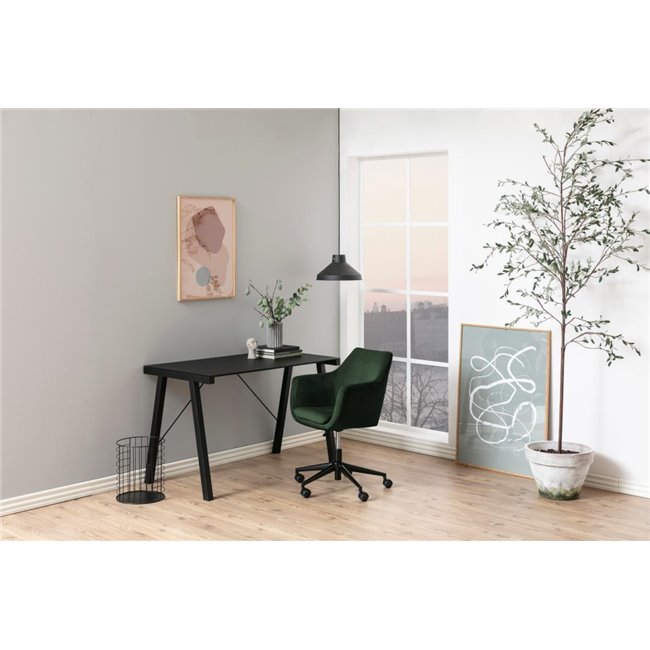 Office chair Aron, green, H91x58x58cm, seat height 44-54cm