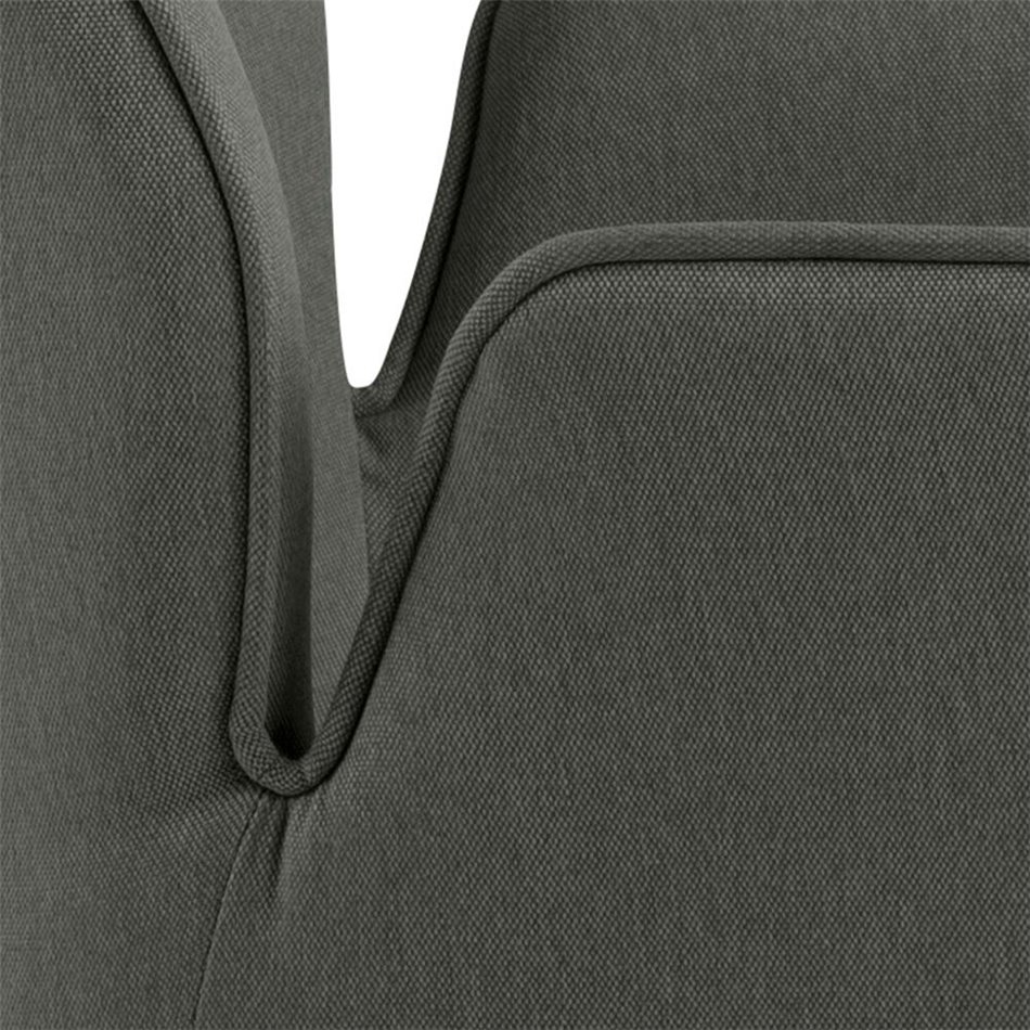 Dining chair Acura, dark grey, H91x60.5x58.5cm, seat height 51cm