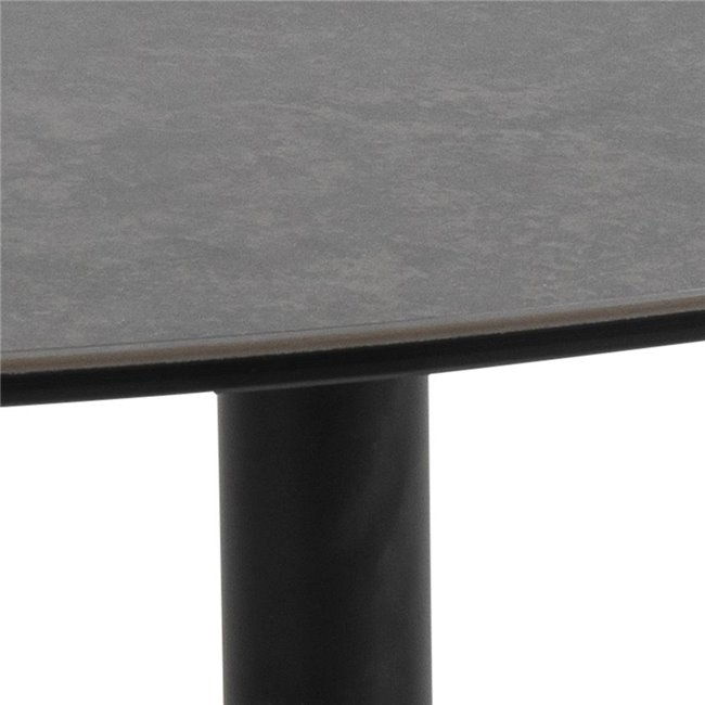 Coffee table Ansley, black, H34x84x77cm